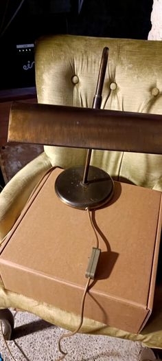 Antique lamp brass