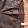 Zara Basic Collection faux leather black skinny stretchy pants size UK10 EU 38 Perfect condition Postage included Image 4