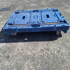 Heavy duty double crate dolly