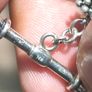 14k gold, sterling silver and pearls toggle bracelet Image 10