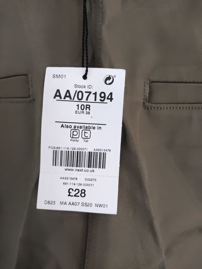 BNWT Next Trousers - Size 10R / EUR 38