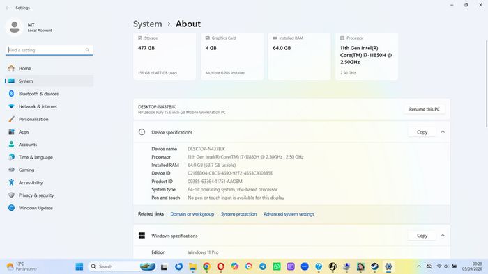 HP ZBook Fury 15.6 inch G8 Mobile Workstation