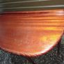 mahogany half moon table Image 7