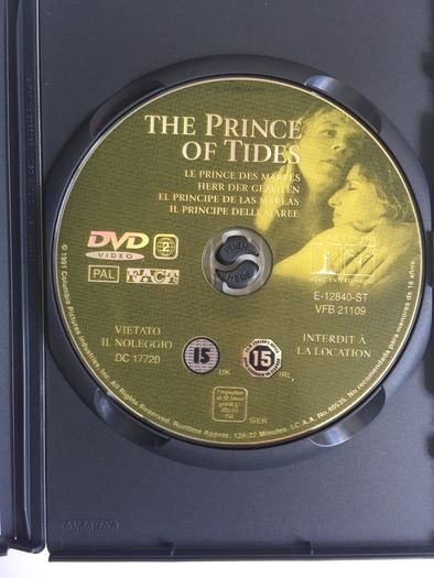 The Prince Of Tides [1991] Barbra Stresand & Nick Nolte [Movie DVD]