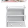 White Baby Changing Unit / Changing Table with Storage Image 6