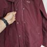 Hollister Womens Burgundy All Weather Hooded Jacket Coat Size M UK 12 Image 3
