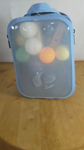 Artengo Rollnet Portable Table Tennis Set | Retractable Net, 2 Bats & 6 Balls very Good Condition