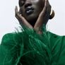Reduced Gorgeous Zara Insta Famous Bloggers 3 Piece Bottle Green Suit Size Large Image 6