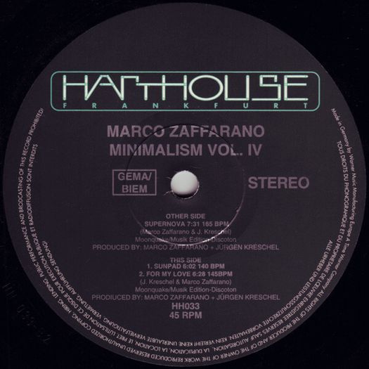 Marco  Zaffarano - Minimalism Vol:iv