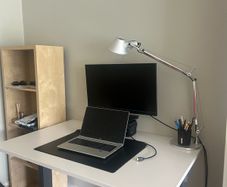 Steelcase adjustable height sit stand desk