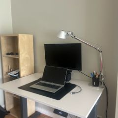 Steelcase adjustable height sit stand desk