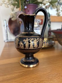 Greek Vase with 24K Gold