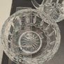 Crystal milk jug and sugar bowl Image 10