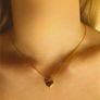 Heart Shaped Plated Necklace Image 4
