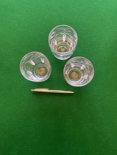3 Waterford Crystal Tumblers