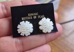 Vintage Mother of Pearl Earrings