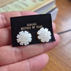 Vintage Mother of Pearl Earrings