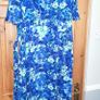 Dress lovely colours size 18 elasticated at back  has pockets Image 4