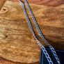 silver solid pendant and heavy chain Image 3