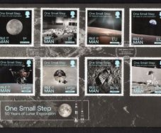 2019 Isle of Man 50th Anniversary of First Manned Moon Landing Commemorative Stamps First Day Cover (FDC)