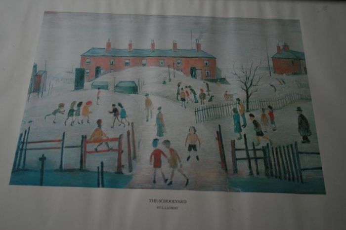 "The Schoolyard" By L.S.Lowry
