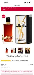 Ysl Libre Le Larfum 90ml For Her