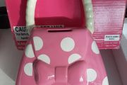new pink handbag money box in unopened box