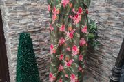 Maxi green floral dress size 20 Postage included