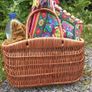 Wicker Dutch bag, medium size wicker basket, gift for her Image 6