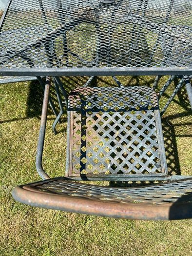 Garden table and chairs
