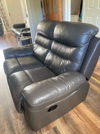 2 sofas and matching armchair