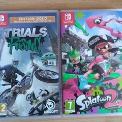 Nintendo Switch games Trials Rising Splatoon 2