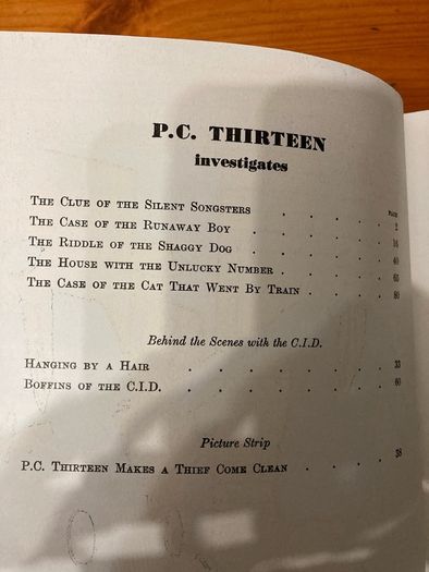 Vintage annual:'Dial 999 P.C.Thirteen Investigates'