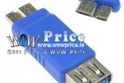 4852 USB 3.0 A Female to Micro B Male 10 pin Adapter