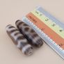 Vintage Earth & Sky and Chain link Pattern Himalayan Tibetan Agate Bead Amulet Image 10