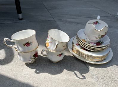 Royal Sutherland Fine Bone China Tea Set