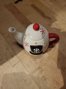 Christmas teapot