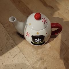 Christmas teapot