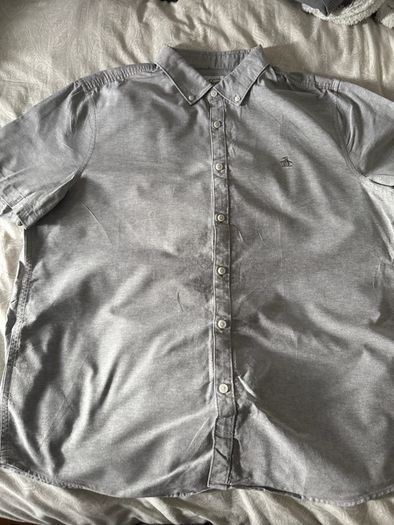 Original Penguin Grey Oxford Shirt XL