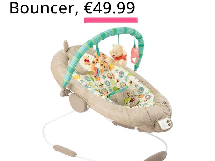 Winnie The Pooh Vibrating Musical Bouncer