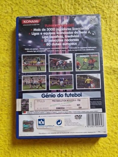 PES 4 Pro evolution Soccer PlayStation2 ps2 games Original