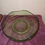 Art Deco Large Green Glass Centrepiece Float Bowl By Josef Inwald Czech Glassware, Circa 1930 Image 2