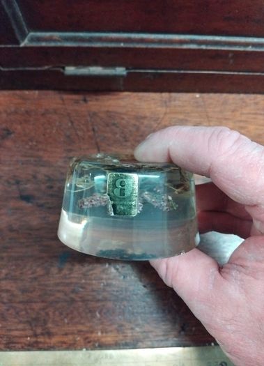Vintage Irish paper weight