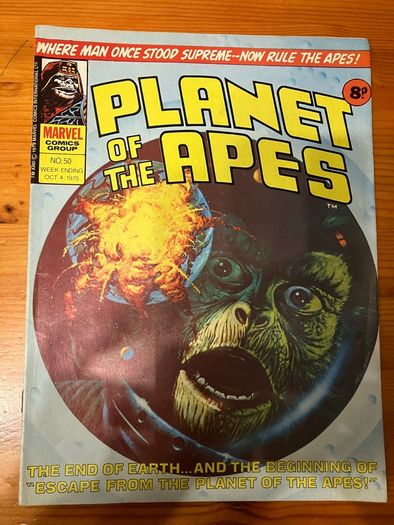 Comic: 'Planet Of The Apes' no. 50 / 1975