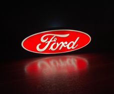 Red Ford Lightbox