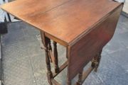 Sturdy strong Folding gateleg Antique Vintage  Arts&amp;Crafts folding side Table