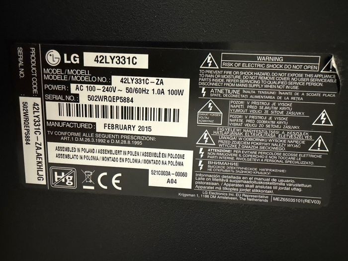 Tv 42 Inch Led Lg