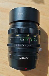 Zenitar 50mm F1.7 - M42 mount with Fuji adapter