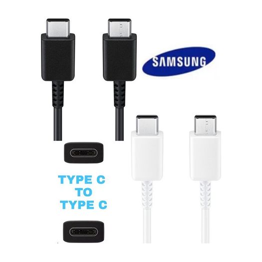 Brand New || Samsung Galaxy S8 S9 S10 S20 (USB-C) Fast Charger USB Cable || 1M Black or White Cable