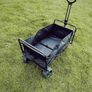 Camping trolley/ Huge wide wheels Beach wagon/ Garden cart/ Wagon cart/ Trolley Heavy Duty, Large Folding Wagon with Wide All-Terrain Wheels, Garden Cart Pull Along Hand Truck for Camping Beach Fishing Image 5